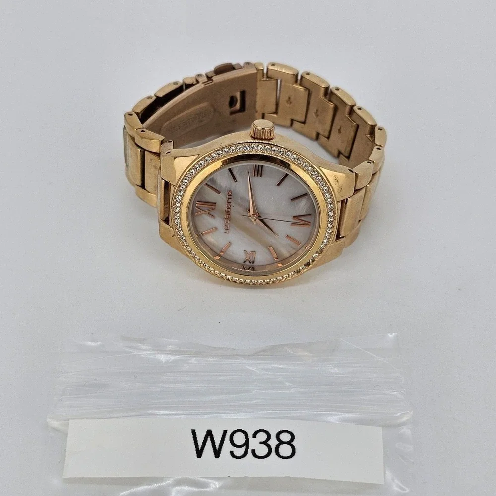 Liz Claiborne Women's Watch‎ 38MM Gray Dial Rose Gold Band 6